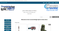 Desktop Screenshot of coveredbridgesportsonline.com